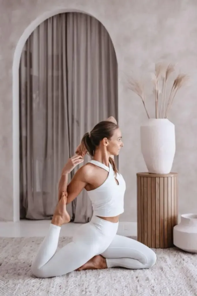 Jóga gyakorlat a New Life Pilates stúdióban